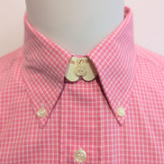 Chemise Peter & Sons New York L Rose Carreaux 100% Coton Neuve Sans Étiquette