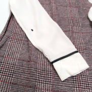Robe Select 40 Pied-de-Poule Manches Longues Neuve Étiquette