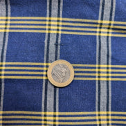 Chemise shirt Chaps Ralph Lauren L carreaux bleu jaune coton button down