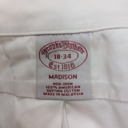 Chemise Brooks Brothers Madison XXL Supima Coton Blanche Poche Unie