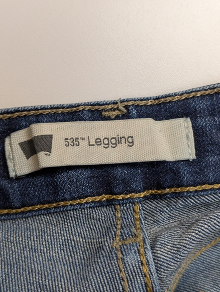 Jean Levi's 535 Femme Bleu Super Skinny Legging Stretch W24 T34