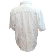 Chemise Cuba Panama Blanc 4 Poches Grande Taille XL XXL Vtg manches courtes
