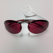 Lunettes de soleil Y2K Ovales Métal Chrome Détail Cœur Strass