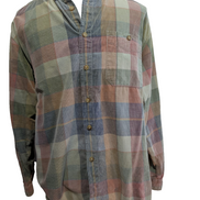 The Territory Ahead L Corduroy Shirt Flannel Chemise Velours Côtelé