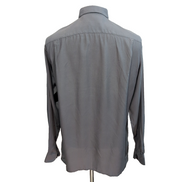 Chemise Ingram Made in Italy L Gris 100% Viscose Neuve Sans Étiquette