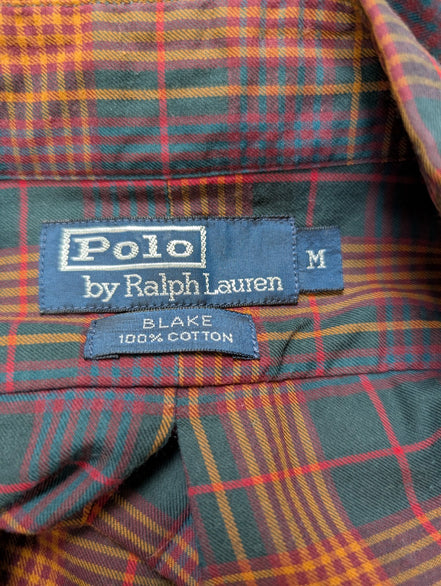 CHEMISE Polo Ralph Lauren homme M Blake carreaux TARTAN 👔