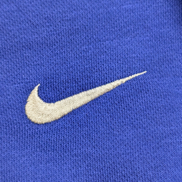 Sweat Nike Col Rond Logo Brodé Blanc Violet Taille S Oversize
