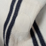 Polo manches courtes Polo Ralph Lauren blanc rayures bleu écusson golf taille L