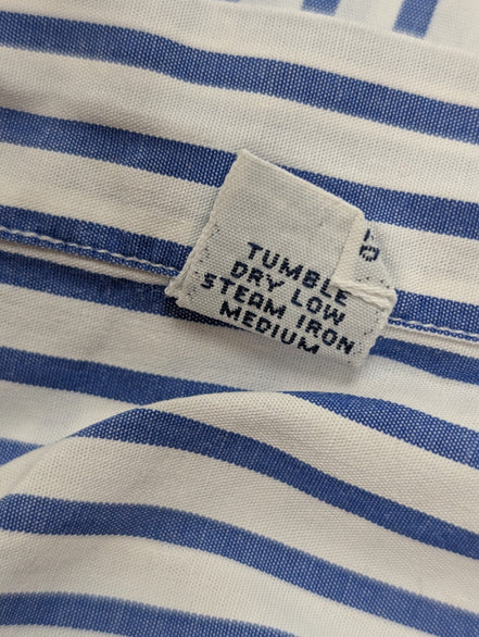 Chemise Ralph Lauren Golf Tilden XXL 3XL Rayures Bleues Shirt Button Down