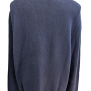 Pull Polo Ralph Lauren Maille Dense Bleu Marine Col Rond - Taille XXL