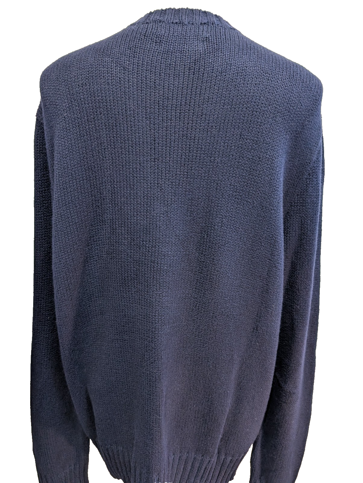 Pull Polo Ralph Lauren Maille Dense Bleu Marine Col Rond - Taille XXL