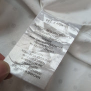 Chemise Lee stretch blanche à motifs manches courtes à poche taille XL