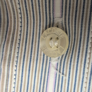 Chemise Lacoste XL Bleu Rayures Made in Hong Kong 100% Coton Été