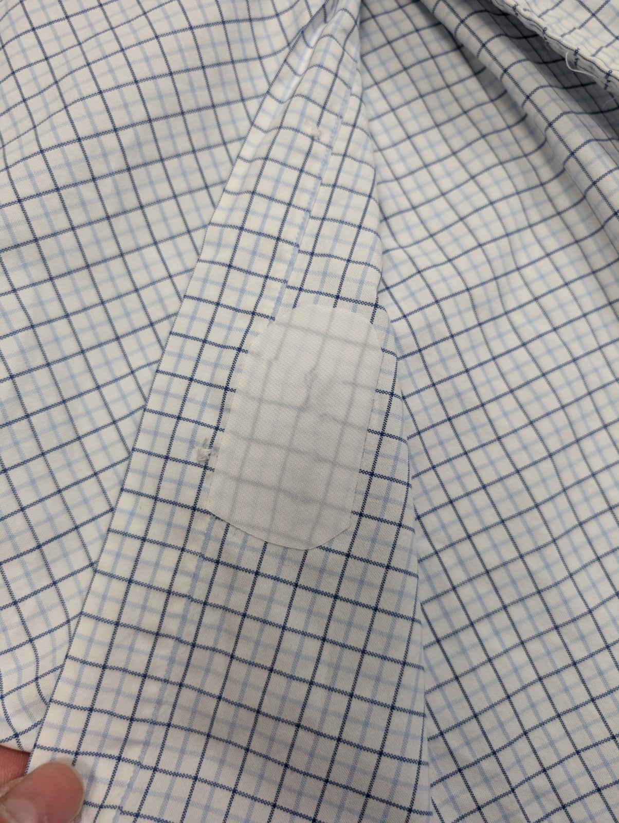 Chemise Ralph Lauren blanche à carreaux taille L/XL #2441
