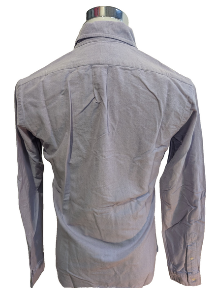 Chemise Polo Ralph Lauren Shirt XS S Custom Fit Oxford Lila Violet Button Down