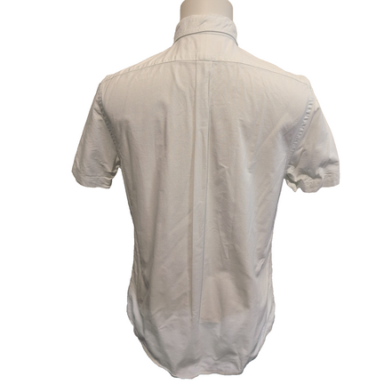 Chemise Shirt Ralph Lauren Blanche Slim Fit Button Down Manches Courtes M