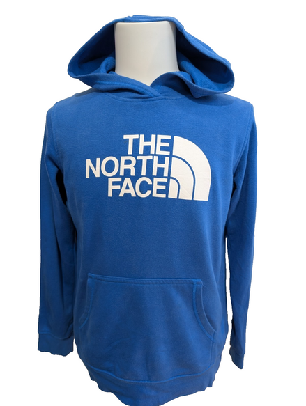 The North Face Sweat à Capuche Bleu Logo Blanc - Taille XL G (18-20 ans)