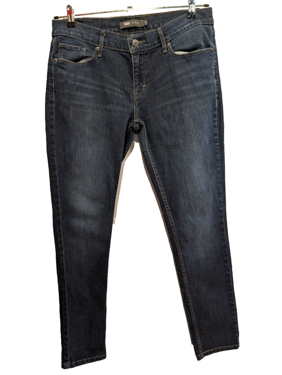 Jean Levi's 524 Femme Bleu Skinny Ultra Stretch W31 L32 Authentique