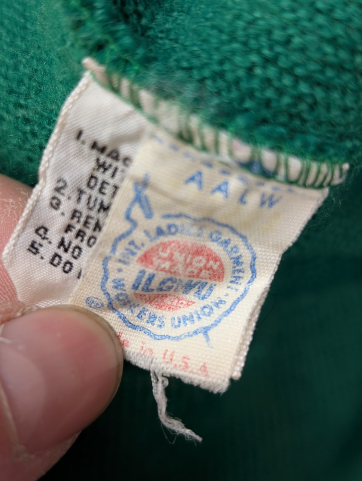 Gilet IZOD LACOSTE Vintage Cardigan Vert Boutonné Taille S Rare Homme