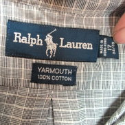 Chemise Ralph Lauren Yarmouth XL Hong Kong Carreaux Logo Noir