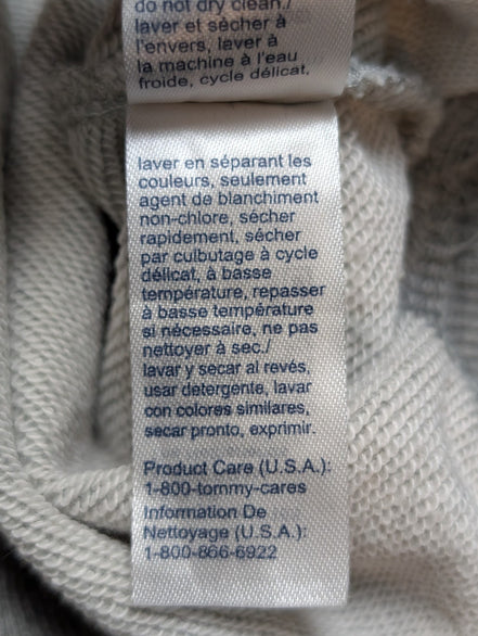 Sweat à Capuche Tommy Hilfiger Gris - Logo Brodé Poitrine - Taille M