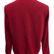 Sweat ADIDAS Homme L Bordeaux Col Rond Logo Sport Excellent État Rare