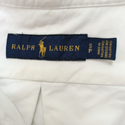 Chemise Ralph Lauren Homme Taille S Blanche Oxford Logo Marron Coton Philippines