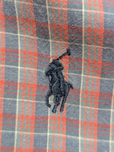 Chemise Polo Ralph Lauren Bleu blanc rouge à carreaux Taille XL - Excellent état