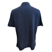 Polo Ralph Lauren Homme L Bleu Marine Logo Bleu Ciel Polo Manches Courtes