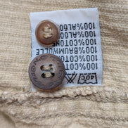 O'Neill O'52 L Corduroy Shirt Jacket Beige Thick Velours Côtelé Logo Brodé homme