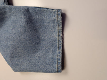 Jean Lee Homme Vintage Bleu Clair W32 L32 Denim Robuste Pantalon Droit