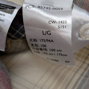 Chemise Levi's Western Carreaux Bordeaux et Crème Manches Longues Taille L