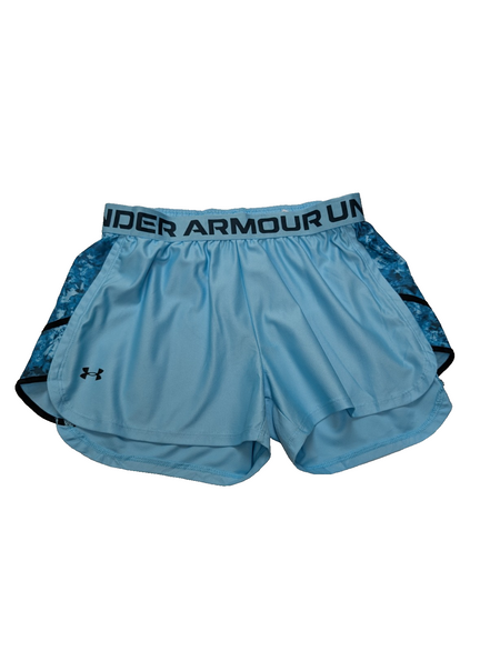 Short Under Armour Bleu Ciel Coupe Lâche - Femme Taille M