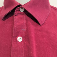 Chemise Tommy Hilfiger Rouge à Motifs Manches Longues Slim Fit - Taille L