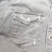 Chemise Jack & Jones Vintage Western Noir Style Vintage Jean Fin Taille S