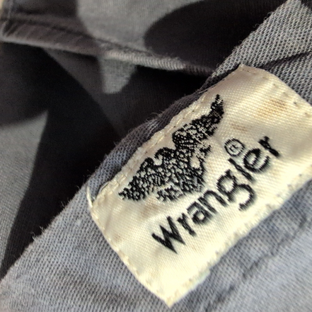 Chemise Wrangler Manches Courtes Grise à Poches Stretch FLEX Taille M