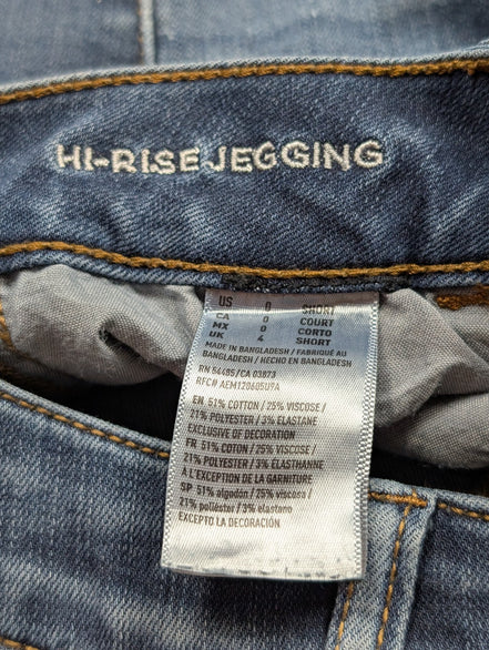 JEAN Fille AMERICAN EAGLE Taille XXS (0 US) Hi-Rise Jegging Super Stretch Slim