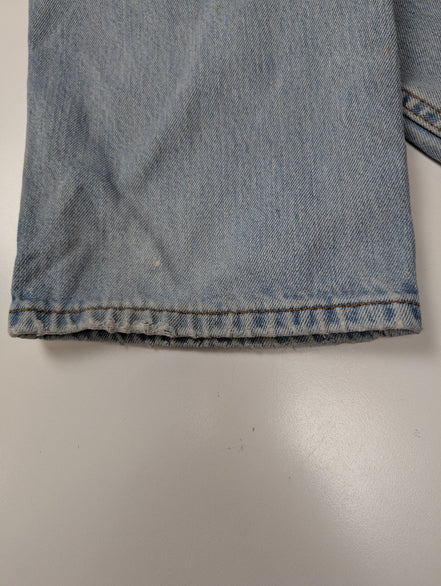 Jean Levi's 505 Regular Fit Vintage Homme W34 L34 Bleu Clair Denim Long