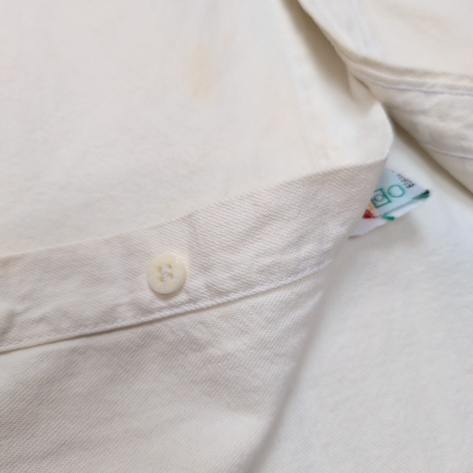 Chemise LEVI'S Homme M Blanc Cassé en Jean Manches Longues Poches