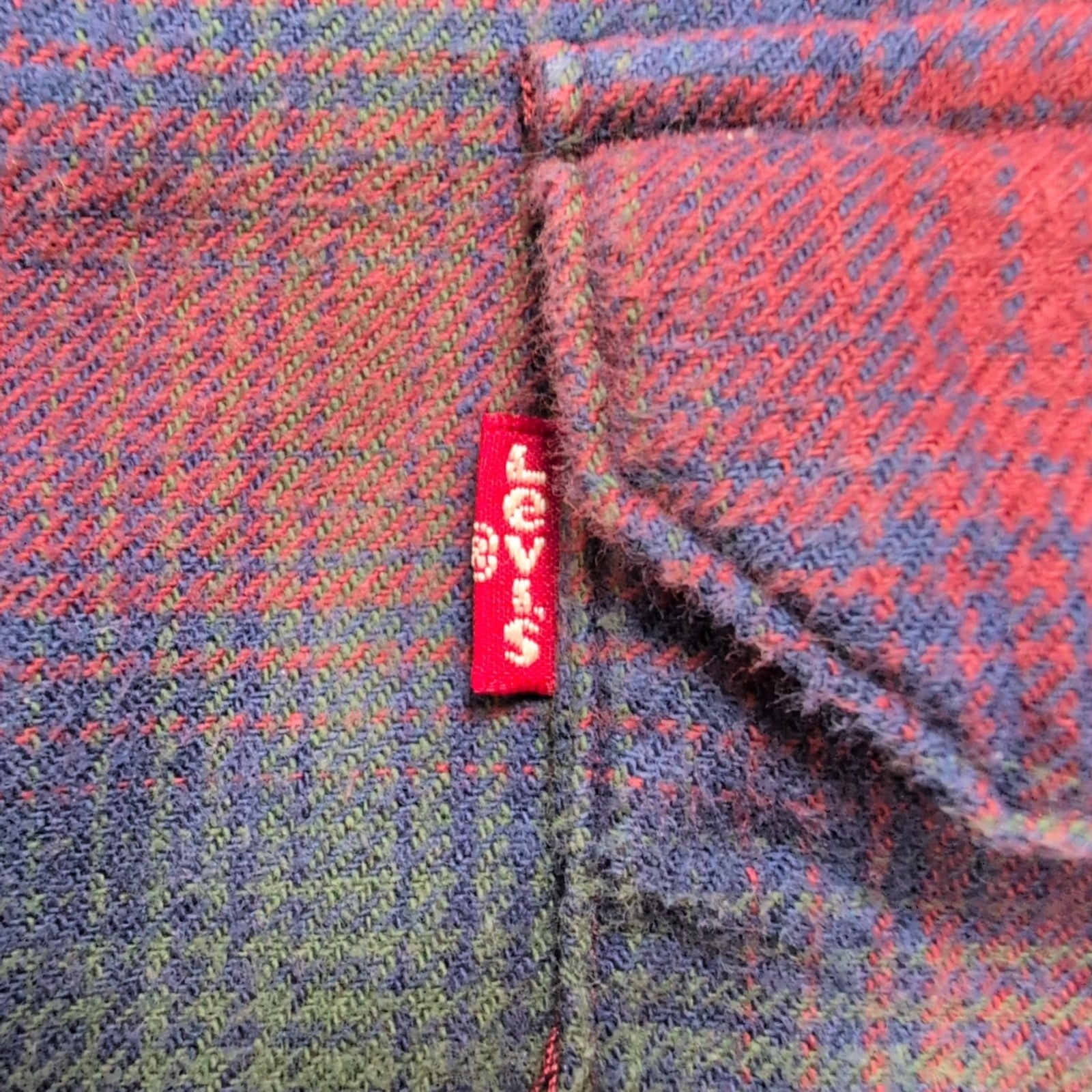 Chemise Levi's en flanelle épaisse chaude à carreaux coupe relaxed Taille L