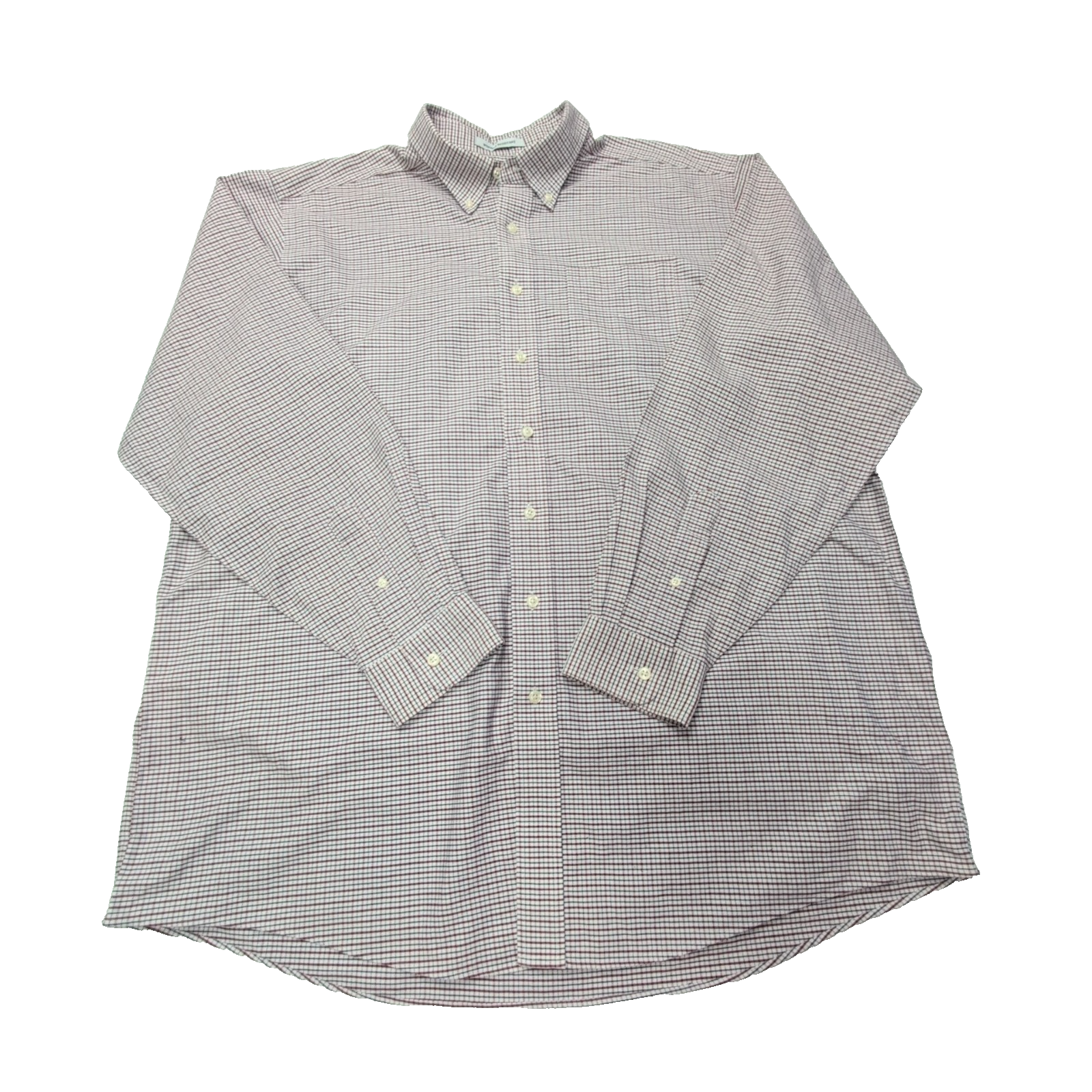 Chemise L.L. Bean rouge à petits carreaux taille XXL #82e