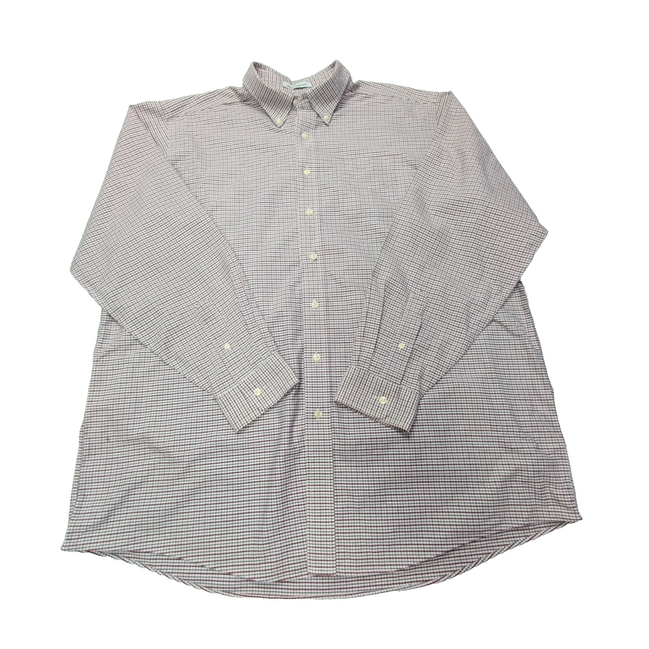 Chemise L.L. Bean rouge à petits carreaux taille XXL #82e