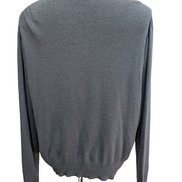 Pull Fin Polo Ralph Lauren Bleu Clair Col V Taille L Logo Rouge | 547WSR