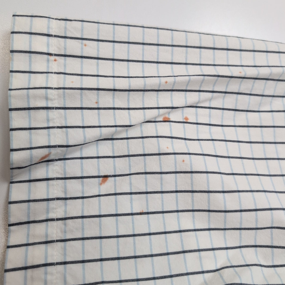 Chemise Ralph Lauren Blake XXL Carreaux Bleu Manches Courtes Button Down Shirt