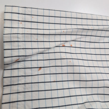 Chemise Ralph Lauren Blake XXL Carreaux Bleu Manches Courtes Button Down Shirt