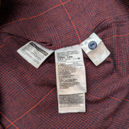 Chemise LEVI'S Relaxed Flanelle Très Épaisse Bordeaux Manches Longues 🔥 - T.L