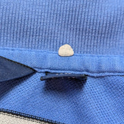 Polo manches courtes Polo Golf Ralph Lauren XL bleu rayures coton Pima