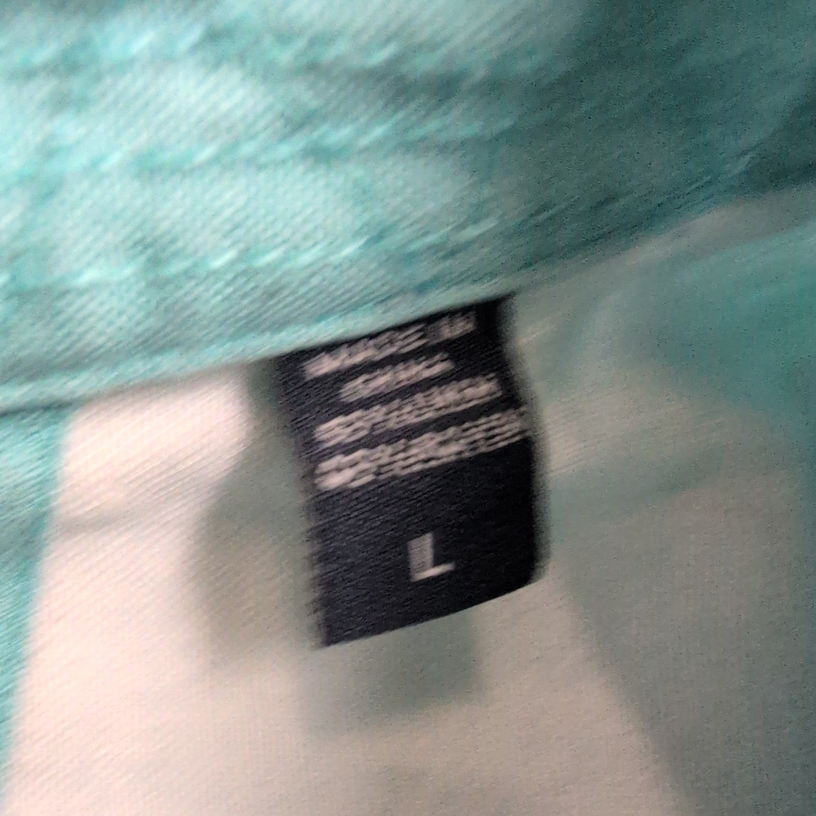 Chemise Nautica Lin Rayonne L Vert Pâle Manches Courtes Logo Brodé Vintage