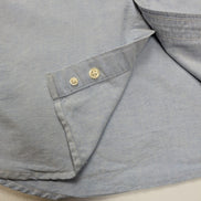 Chemise Ralph Lauren Bleu Clair Logo Marron Manches Longues - Taille S / 18