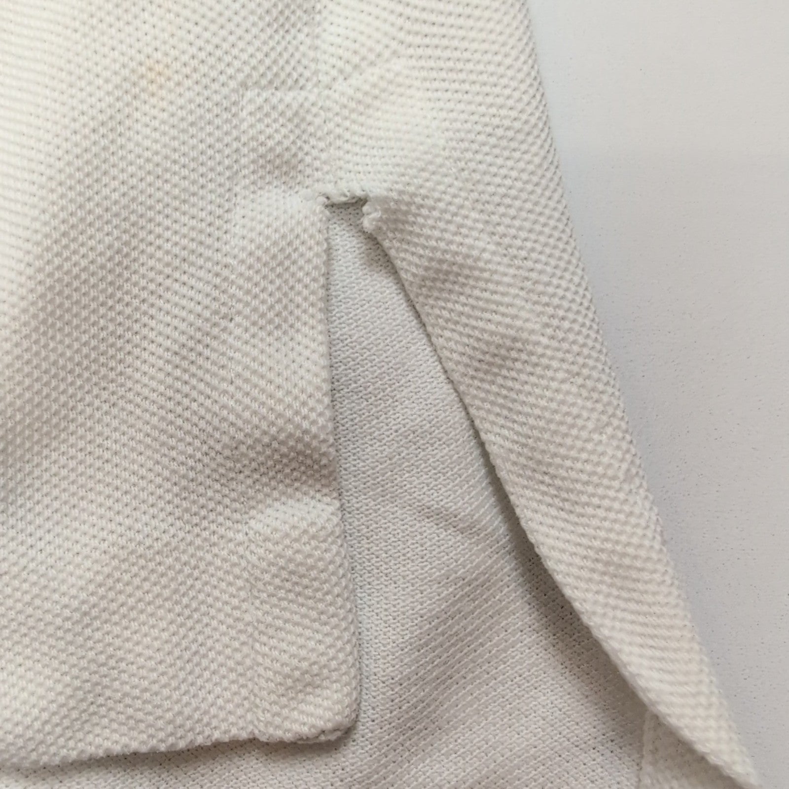 Polo Ralph Lauren Homme XL Blanc Logo Bleu Marine Polo Manches Courtes